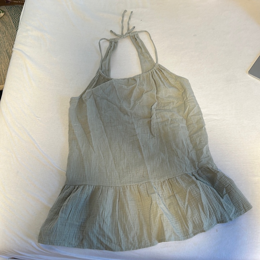 Sage green dress